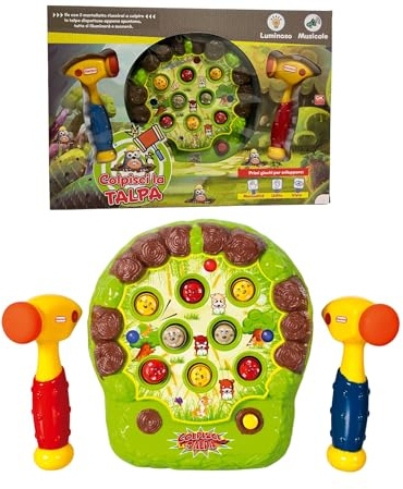 Attrapez Les Taupes avec lumières et Sons Marteau de Taupe Jouet électronique Jeu d'arcade Hit The Taupe