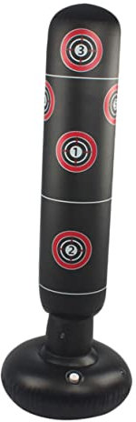VICASKY Sacco Da Boxe a Torre Gonfiabile Per Bambini 160 Cm in Pvc, Colonna Tumbler Per Fitness e Coordinazione, Adatto Uso Interno Ed Esterno, Leggero e Pieghevole