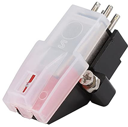 Plattenspielernadel, Ersatz Plattenspielerkartusche, Schallplattennadel, Ersatz Phonographennadel mit Nadelstift für Phonographen Plattenspieler