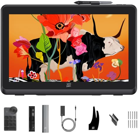 XPPen Tableta gráfica con pantalla Artist Pro 22 (Gen 2), pantalla de 22 pulgadas con bolígrafo de 16 K niveles, soporte incluido