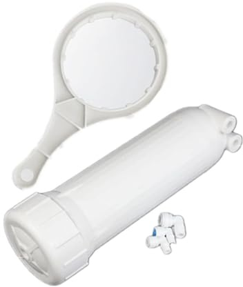 ZKLGS Impianto ad osmosi inversa, 3012-300/400RO Membrana Alloggiamento Filtro Acqua Chiave 1/4 Collegamento Rapido Cucina Parti Depuratore d'Acqua