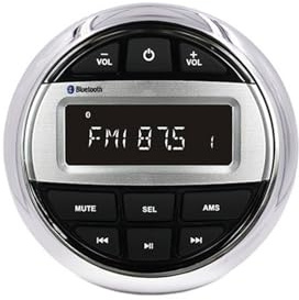 Marine Stereo Vattentät Båt MP5 Radiospelare Bluetooth FM AM RDS for Yacht Gauge Motorcykel Väderbeständig