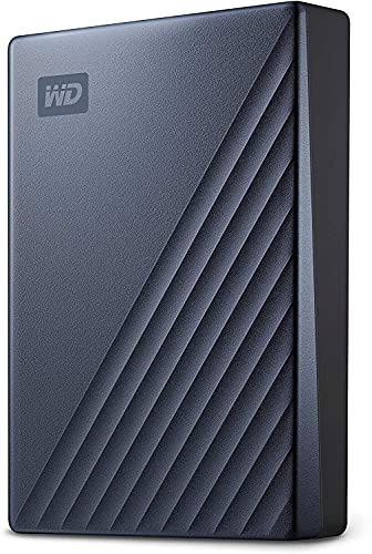WD 2TB My Passport Ultra Blue Portable External Hard Drive, USB-C - WDBC3C0020BBL-WESN (Renewed)