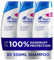 Head & Shoulders Classic Clean Shampoo Multipack, Anti Dundruff, (3 x 500 ml) SAVINGS PACK, Dandruff Scalp Treatment, Paraben-free, Clinically-proven Deep Clean, 1,5l