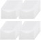 GOYADA Lot de 60 Pochette Porte Document A5 Transparente, Pochette Plastique A5 en Polypropylène avec Bouton pour l'organisation de Bureau de Travail à Domicile à l'école