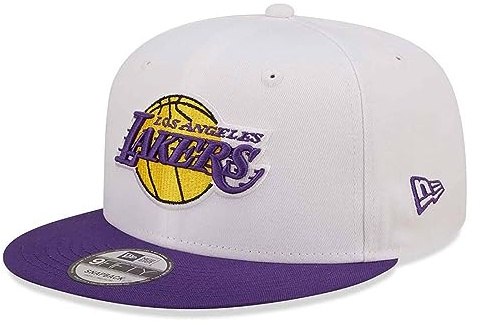 New Era NBA 9Fifty LA Lakers Snapback Cap weiß lila M/L