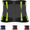 FEVAN Faja Lumbar Hombre y Mujer - Faja Abdominal Hombre y Mujer con Doble Ajuste de Velcro y Soportes Lumbares - Cinturon Lumbar para Aliviar Dolor de Espalda.(L/XL, Negro).