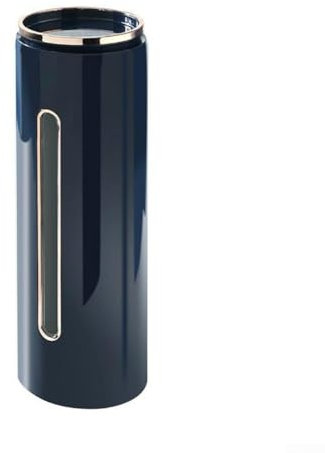 Distributore di tazze d'acqua, supporto da parete in plastica, per casa, ufficio, bicchieri di carta (blu scuro)