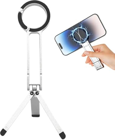 2025 nytt MA38 magnetiskt mobilstativ, magnetiskt smartphone-stativ av aluminium för fickan, vikbart ministativ för hemmakontoret