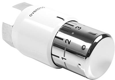Kermi Design-Thermostatkopf weiss/chrom; ZV00380003