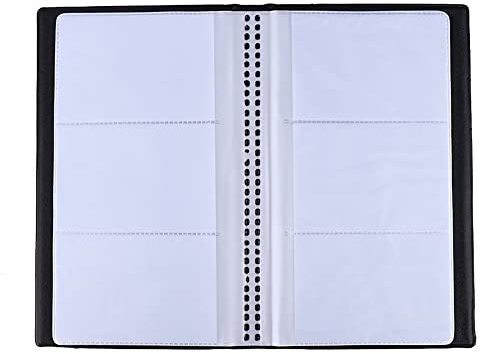 120 Business Card Book Holder Name Card Booklet Credit Cards Book Folder Organizer for Travel
