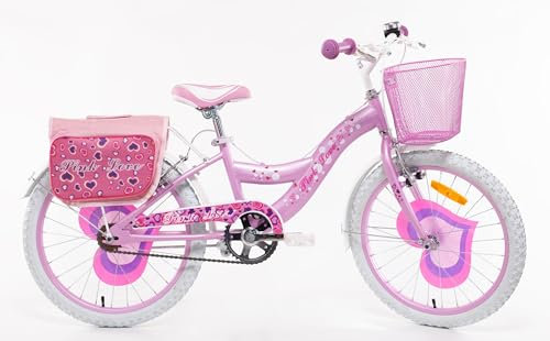 T&Y Trade 20 Zoll Kinder Mädchen Fahrrad Kinderfahrrad Mädchenfahrrad Kinderrad Rad Bike Love ROSA