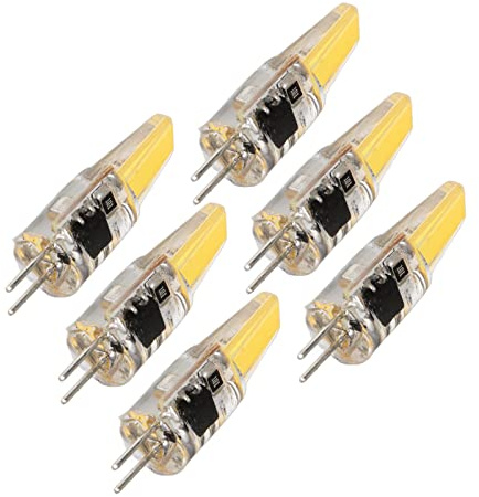 G4 Dimbar Energisparande LED COB för Takvägg Bordslampa 6st 500Lm Hemmakontor Kommersiella Utrymmen (Varm vit)