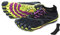 FiveFingers Vibram V-Run Women + Zehensocke, Size:40;Color:Black/Yellow/Purple