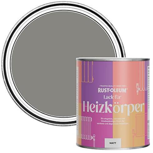 Rust-Oleum Grey Radiator Paint in Matt Finish - Art School 750ml