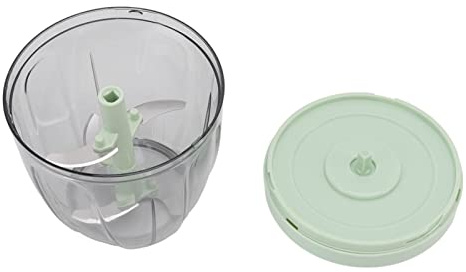 Picadora de Carne Manual con Capacidad de 900 ml, Picadora de Verduras con Acero Inoxidable y Ahorro de Esfuerzo para la Picadora de Huevos para Hacer Yogur de Nueces