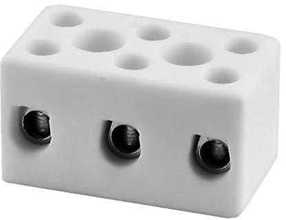 Simet Bloque Terminal Cerámico 350ºC/800ºC, 10mm², 57A/450V (3)