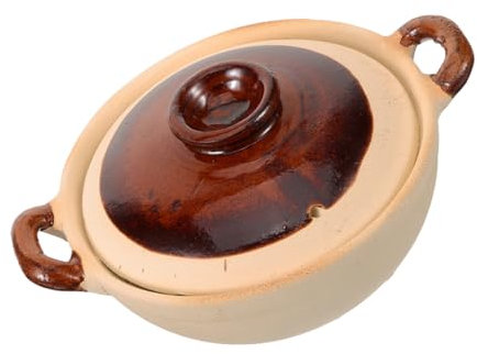 Cabilock Pentola in Ceramica Antiaderente Da 1300 Ml Pentola Per Zuppa Da Cucina Per Brasare Stufare Cucinare in Casa Essenziale