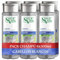 NaturVital - Pack 6 Champú Silver, Sin Parabenos, Natural, Cabello Blanco y Gris, Matizador de Canas Platino, Pigmento azul, para hombresy Mujer, 6x300ml