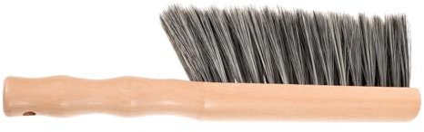 PACKOVE Fireplace Brush Wooden Handle Dust Cleaning Brush Tool for Indoor Hearth Tabletop Fireplaces for Ash and Dust Removal