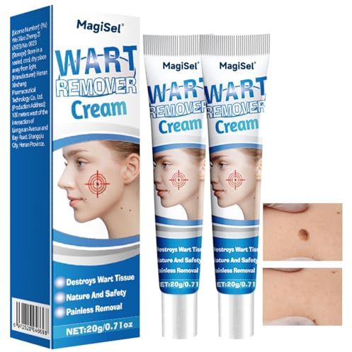 2pc Verruche rimozione Cream, Wart Remover Instant Blemish Removal Gel, Rimozione della Verruca, Gel Wart Remover, Rimozione di Verruche, er La Rimoziones Di Verruches Ed Etichette
