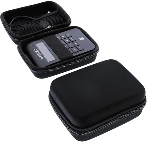 foto-kontor Funda Compatible con Reiner SCT Komfort Carcasa rígida para Lector de Tarjetas Chip RFID Lector Eid generador Tan Resistente a Golpes Impermeable Accesorios Negro
