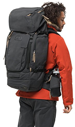 Jack Wolfskin Unisex-Erwachsene Freeman 65 Pack Jerk Sack de Voyage Reiserucksack, Schwarz (Phantom)