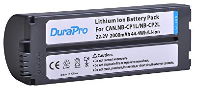 DuraPro 2000mAh NB-CP2L NB CP2L Battery Akku für Canon NB-CP1L CP2L Canon Fotodrucker SELPHY CP800, CP900, CP910, CP1200, CP100, CP1300