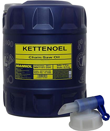 20 litri di olio per catene originale MANNOL Kettenoel con rubinetto di scarico incluso