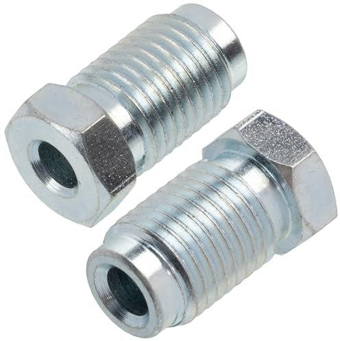 AERZETIX - C74362 - Juego de 2 Tuercas-racores macho 7/16 x 20 UNF para manguera de freno - diámetro interior 5mm