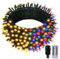 Hzitcigm 30M Weihnachten Deko Lichterkette, 300 LED Warmweiß/Bunt Lichterkette Weihnachtsbaum Lichter mit 8 Modi Grünes Kabel Wasserdicht Weihnachtsbeleuchtung Strom Lichterkette für Innen Außen Deko