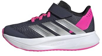 adidas Unisex - Bambini e Ragazzi Duramo SL2 Hook And Loop Shoes Kids, Shadow Navy/Silver Met./Lucid Pink, 31 EU