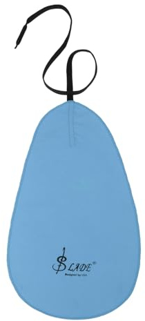 QUARKZMAN Paño de Limpieza para Saxofón, Paño de Limpieza para Clarinete y Flauta, Oboe, Limpiador Flauta Escolar Limpieza Reutilizable Sintético, Azul