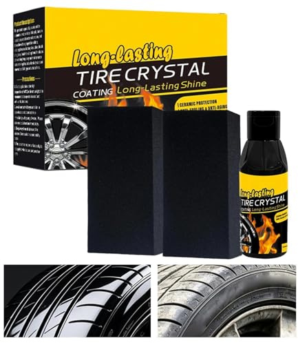 Liquido di rivestimento per pneumatici auto, soluzione sbiancante professionale per lucidare pneumatici, spray protettivo per gomma, miglioramento della lucentezza, lucidante nero per prevenire crepe