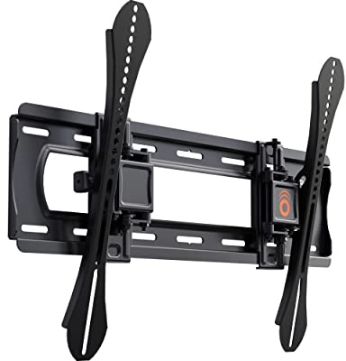 ECHOGEAR Advanced Tilt Wall Mount for TVs Up to 86 - Maximum Tilt Range On Large TVs - Great for Mounting TV Above A Fireplace - Easy Install & Hardware Included