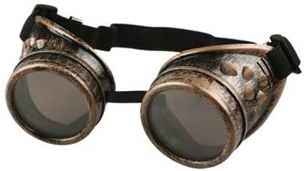 Schutzbrille im Vintage-Stil, Steampunk-Stil, Gothic-Stil, Schweißerbrille, Punk, Schutzbrille