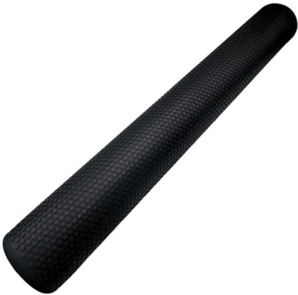 RUSTER Rodillo de Masaje Muscular Foam Roller - Cilindro EVA con Superficie Granulada para Liberación Miofascial, Recuperación y Fisioterapia - 98cm x 15cm - Roller Foam Deportivo