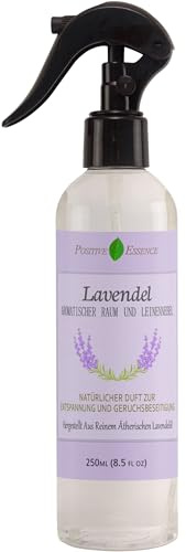 Lavender Linen and Pillow Spray, Aromatic Mist Infused with Pure Lavender Essential Oil for Bedding and Home (250 mL)