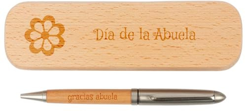 Ocadeau Coffret stylo en bois personnalisé avec gravure texte – Stylo bille en bois dans son écrin personnalisable avec gravure