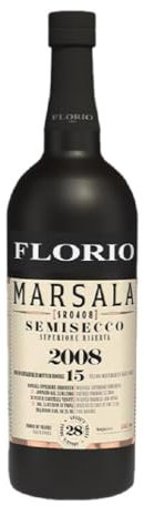 Florio Marsala Semisecco Superiore Riserva 2008, Vino DOC, 75cl, 19% Vol, Grillo e Catarratto