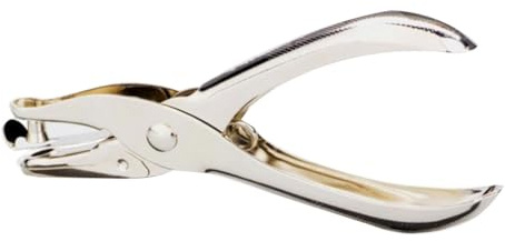 KIXZSAZ Paper Book Punchers Single Hole Punch Pliers Portable Punching Hand Tools Punches Gadget for Household School Office