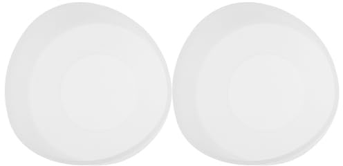 Gogogmee Lot de 2 Housses de Protection pour Fond de Tasse en Plastique Transparent Antidérapantes Isolantes et Résistantes à la Chaleur Accessoires Universels pour Bouteilles et