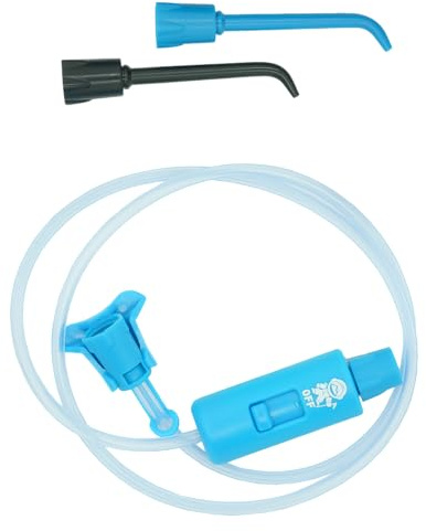 Lunatec® 3 Foot Tube Extension Plus Bidet & Water Flosser Precision Tips. Fits Mist, Shower and Hydration Spray Bottles.
