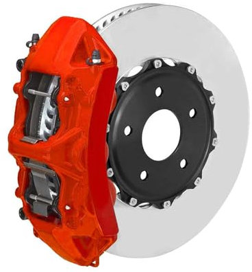 OMAC Kit Peinture étrier de Frein (Rouge Mat RAL: 3020)