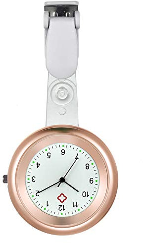 Avaner Krankenschwesteruhr Analog Quarzwerk Schwesternuhr Pflegeruhr mit Pin/Clip Ansteckuhr FOB Taschenuhr für Medical Damen Herren