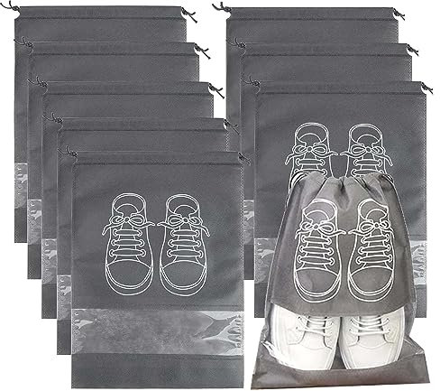8 Stück Schuhbeutel Reise, Schuhbeutel Koffer, Schuhbeutel, Schuhbeutel Mit Kordelzug Staubdicht Und Umweltfreundlich Schuhbeutel Für Den Täglichen Gebrauch Und Auf Reisen