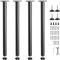 VEVOR 4er-Set Tischbeine Tischkufen 762mm hoch 110mm Montageplatte Kohlenstoffstahl mattschwarze Pulverbeschichtung 544kg Tragfähigkeit Ideal für Küchentische Wohnzimmerkonsolen Studio-Tische