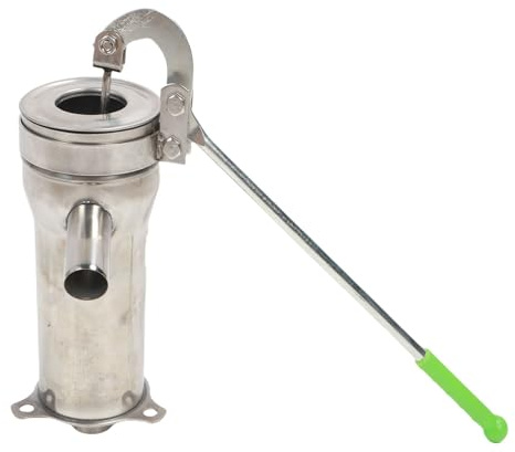 Zerodis Manual Well Pump, 8M Stainless Steel Deep Well Water Suction Hand Pump with Scientifically Designed Handle for Garden Yard