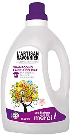 L'Artisan Savonnier Entretien Shampoing Laine et Délicat 1,5L