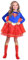 Amscan - Kinderkostüm Supergirl, Kleid, Umhang, Beinstulpen, Superheldin, DC Super Heroes, Motto-Party, Karneval, 110